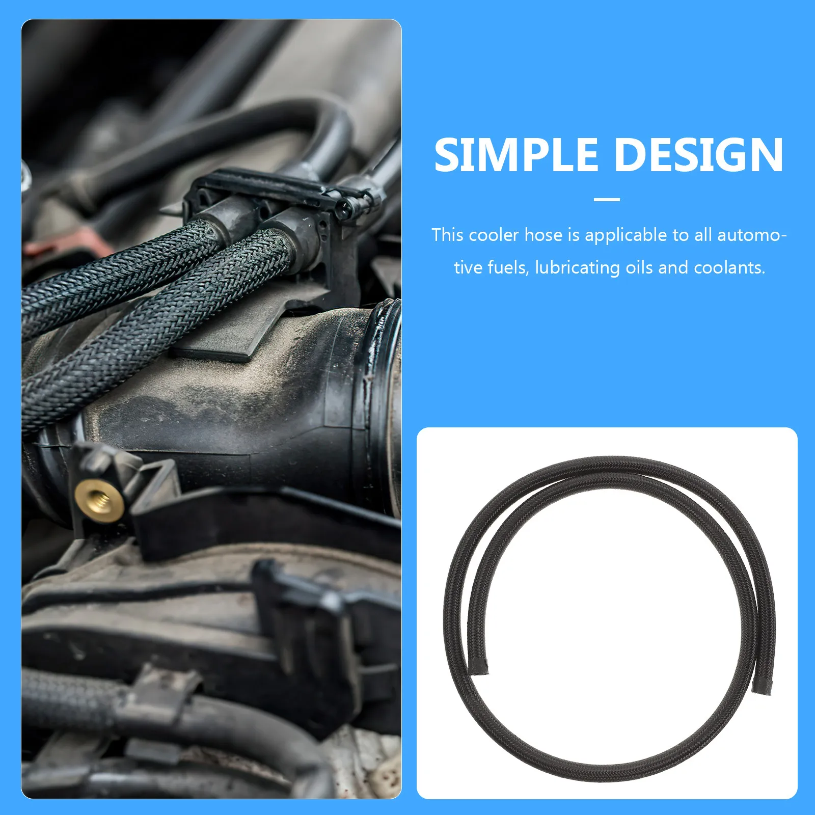Фото Гибкий шланг радиатора An6 для охлаждения трансмиссии, топливной системы впрыска, турбонаддува, карбюраторного двигателя, охлаждения масла. №4