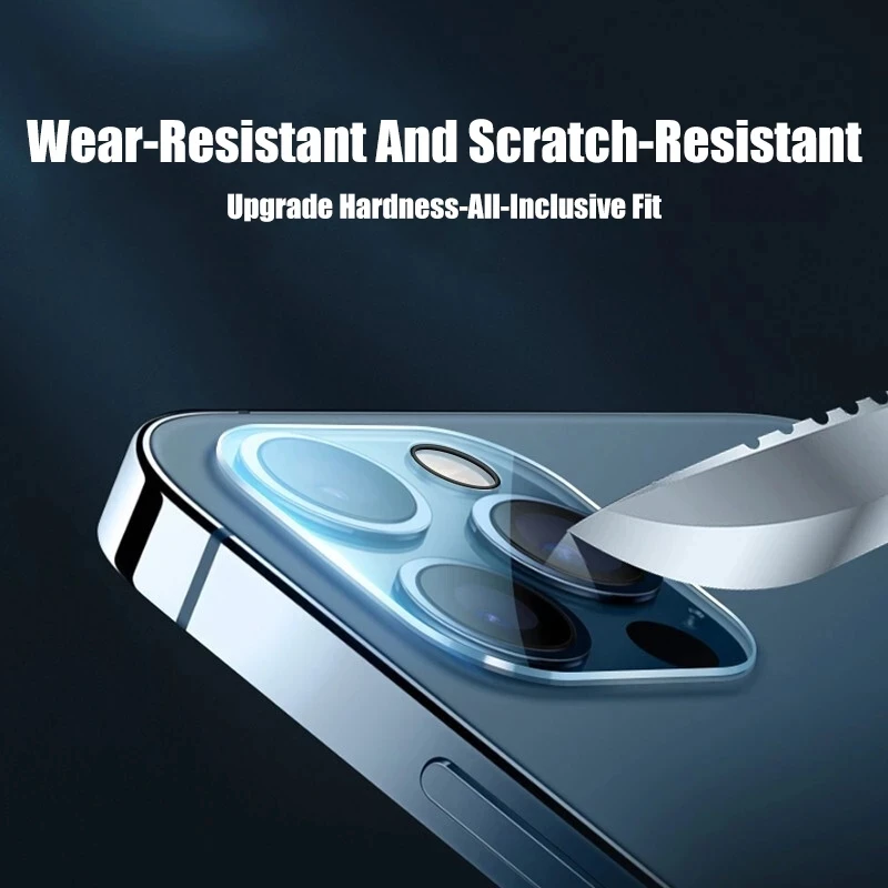5Pcs Camera Protector Film for iPhone 11 12 13 Pro Max Back Lens Protective Glass on iPhone 13 14 PRO XS MAX XR 12 Mini 3D Glass
