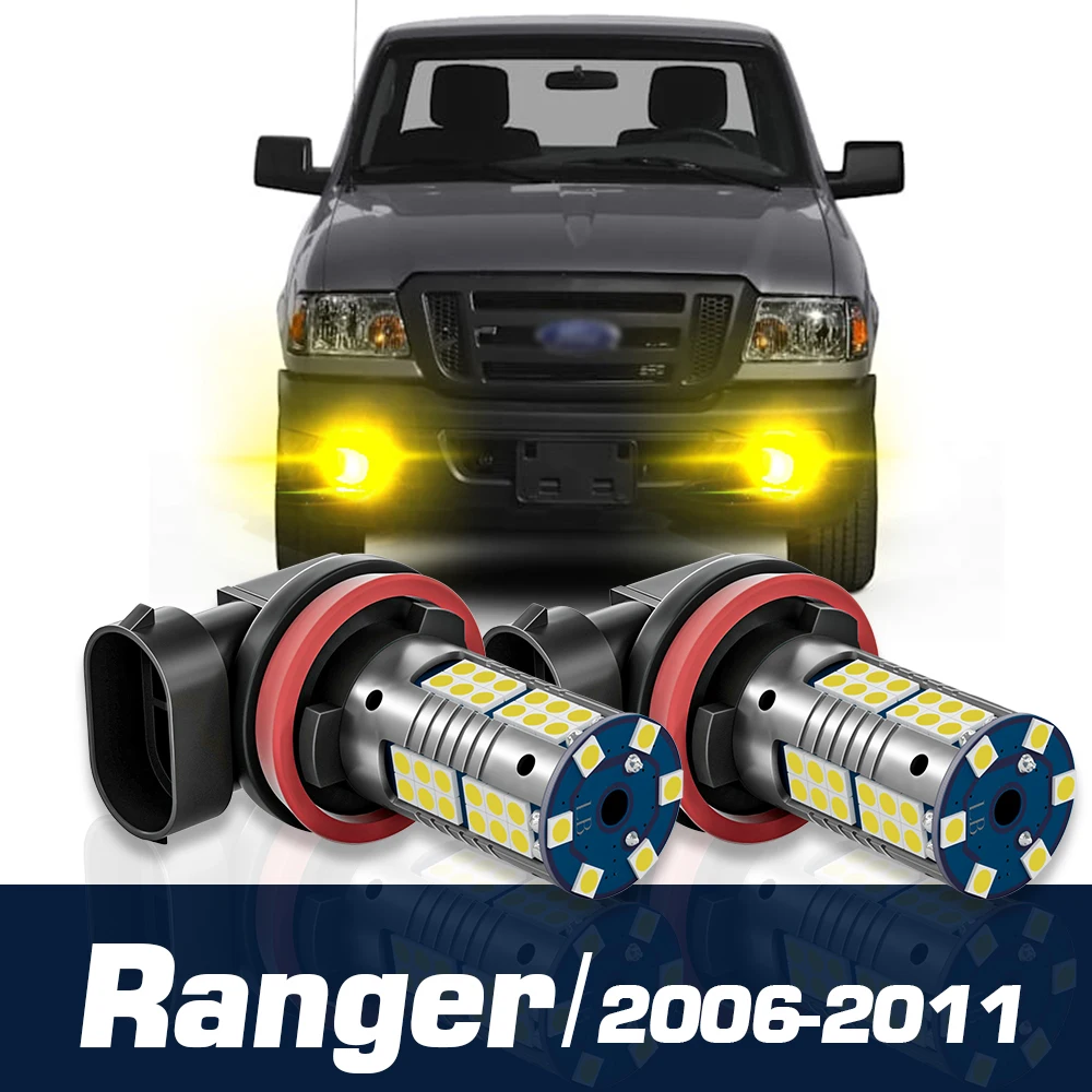 

2pcs LED Fog Light Canbus Accessories For Ford Ranger 2006 2007 2008 2009 2010 2011