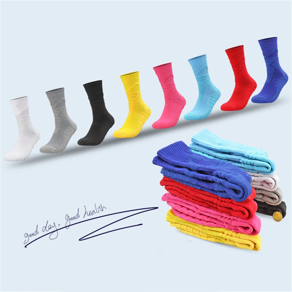 

Men's Athletic Cushioned Crew Moisture Control Socks Soft for Basketball Running for Men Male Anti-odor 1 Pair MC889
