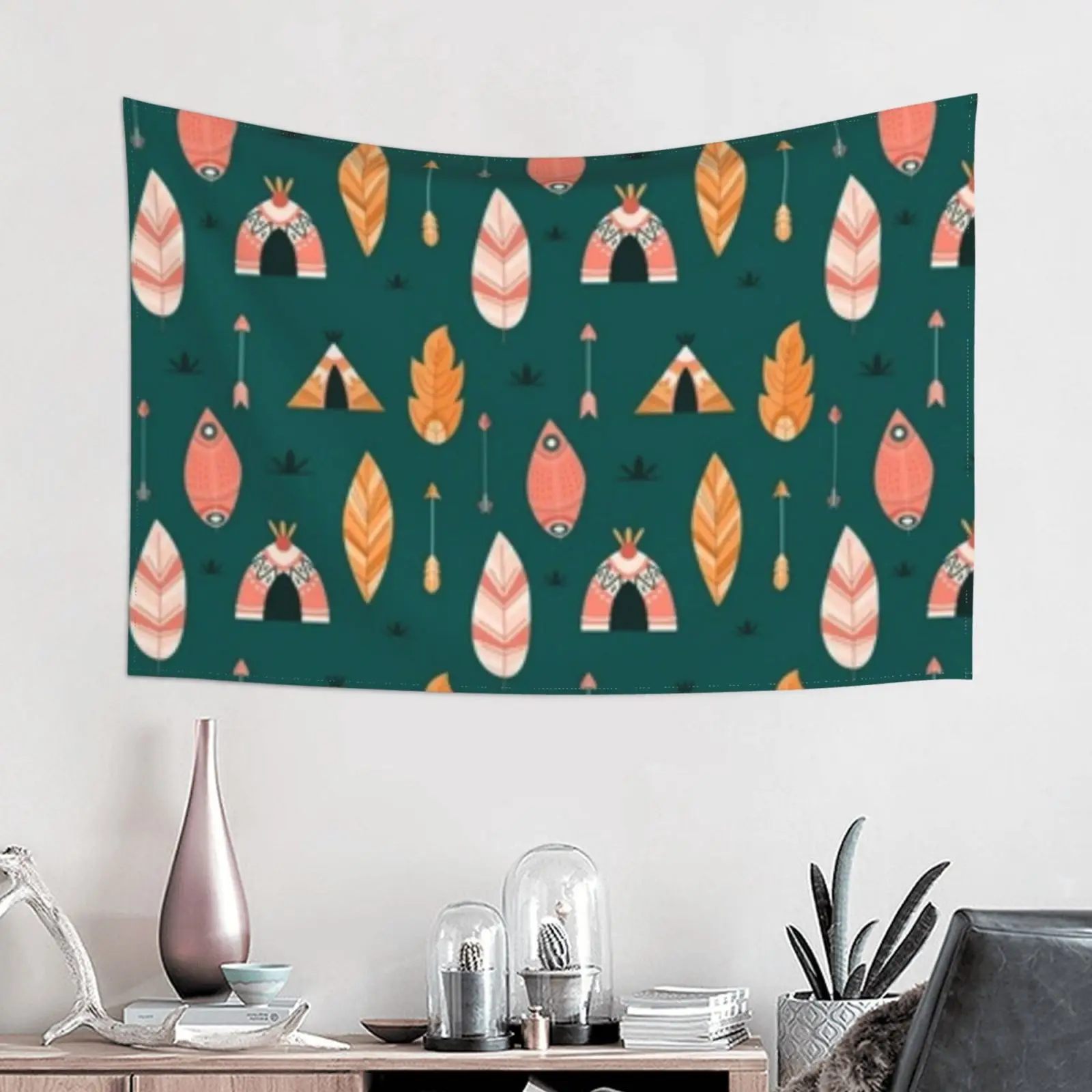 

60 inch x 40 inch Bohemian Tapestry Living Room Decoration Room Divider