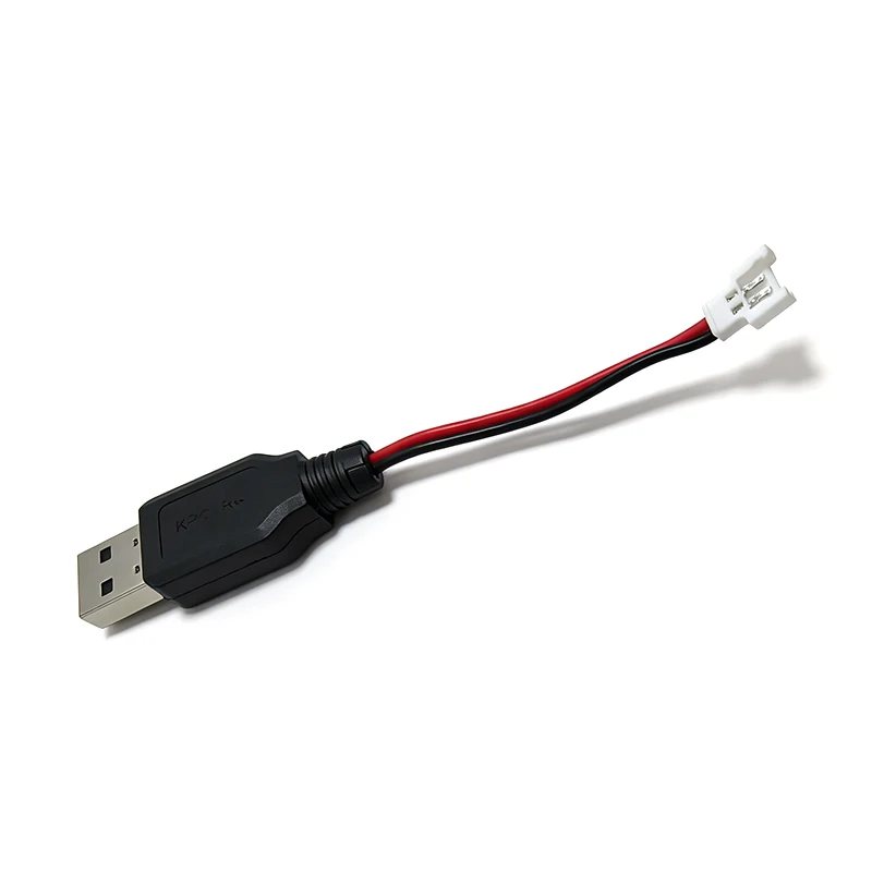 Фото 2 шт. USB-кабель для зарядки литиевых аккумуляторов 3.7V с разъемами JST/SM/Futaba для радиоуправляемых дронов и квадрокоптеров №5