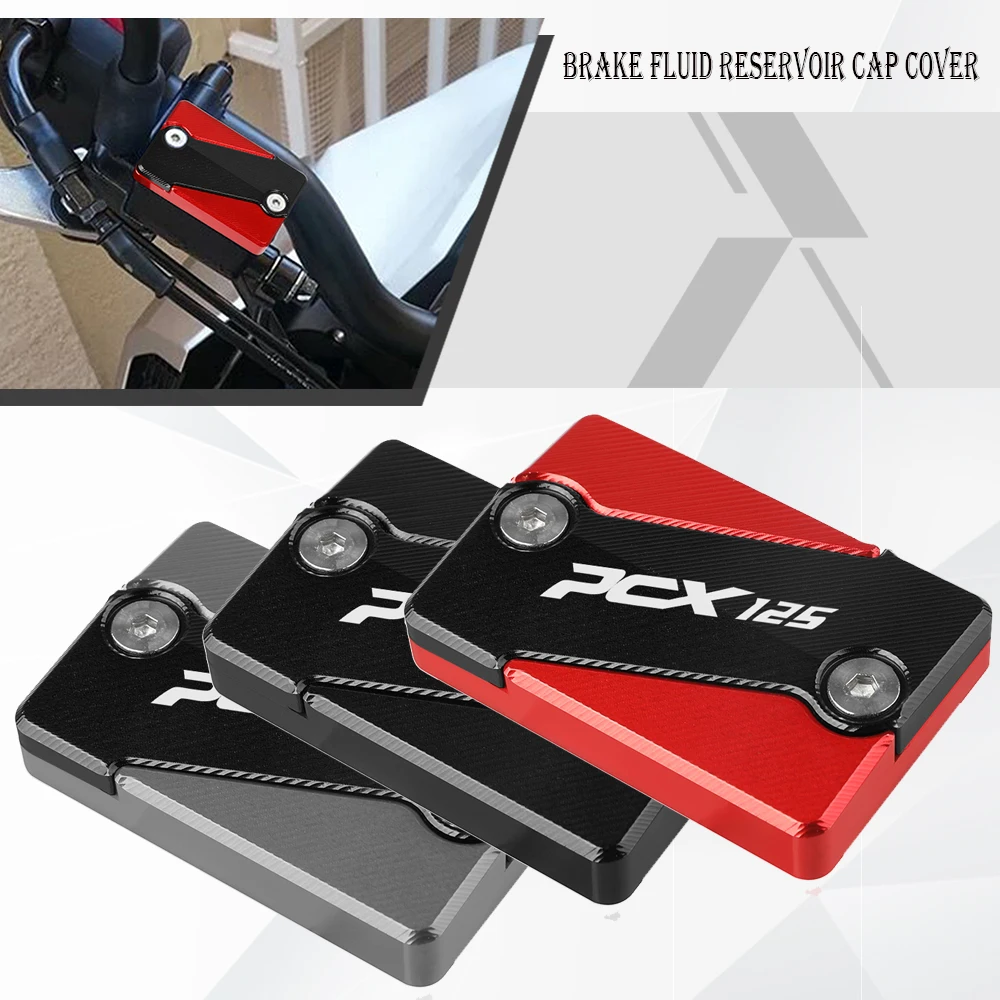 

Motorcycle Brake Fluid Cylinder Master Reservoir Cover For HONDA PCX125 PCX 125 2013-2016 2017 2018 2019 2020 2021 2022 2023 20
