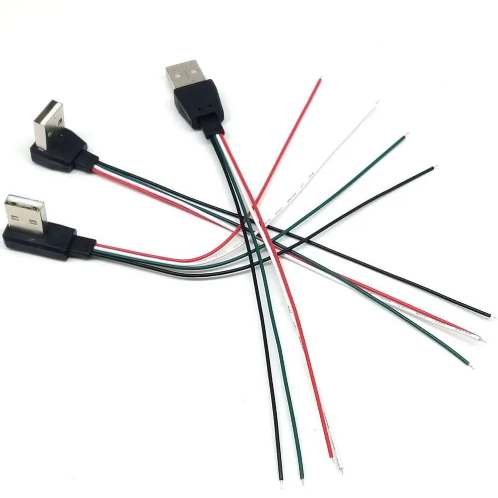 

Netzteil Kabel 4 Pin USB 2,0 EINE Weiblich männlich 4 pin draht Jack Ladegerät ladekabel Verlängerung stecker DIY 5V linie 15cm