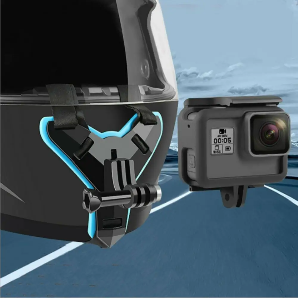 

Motorcycle Helmet Chin Stand Mount Holder For GoPro Hero Action Sports Camera Full Face Holder Motorcycle Camera Accessories