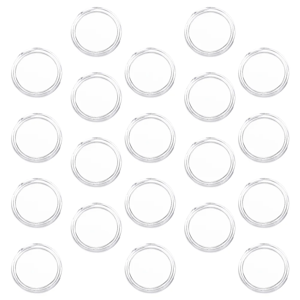 

50pcs Transparent Convenient Commemorative Coin Capsules Holder Coin Storage Accessory Coin Containers Boxes