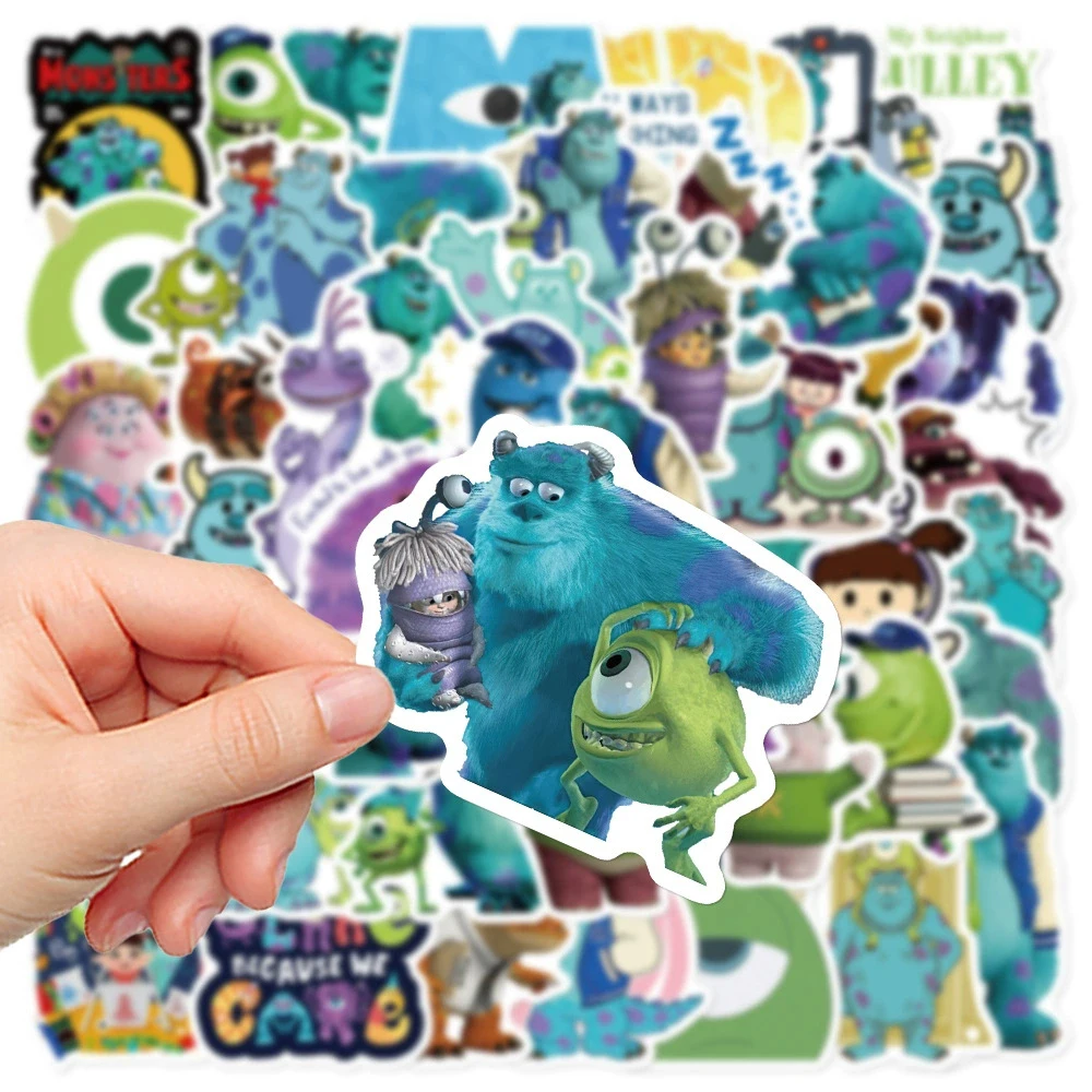 Фото 10/30/50 шт. забавные наклейки Disney с героями мультфильма «Корпорация монстров», граффити-стикеры, мультяшные наклейки для скрапбукинга, телефонов, чемоданов, велосипедов, милые декоративные наклейки №4