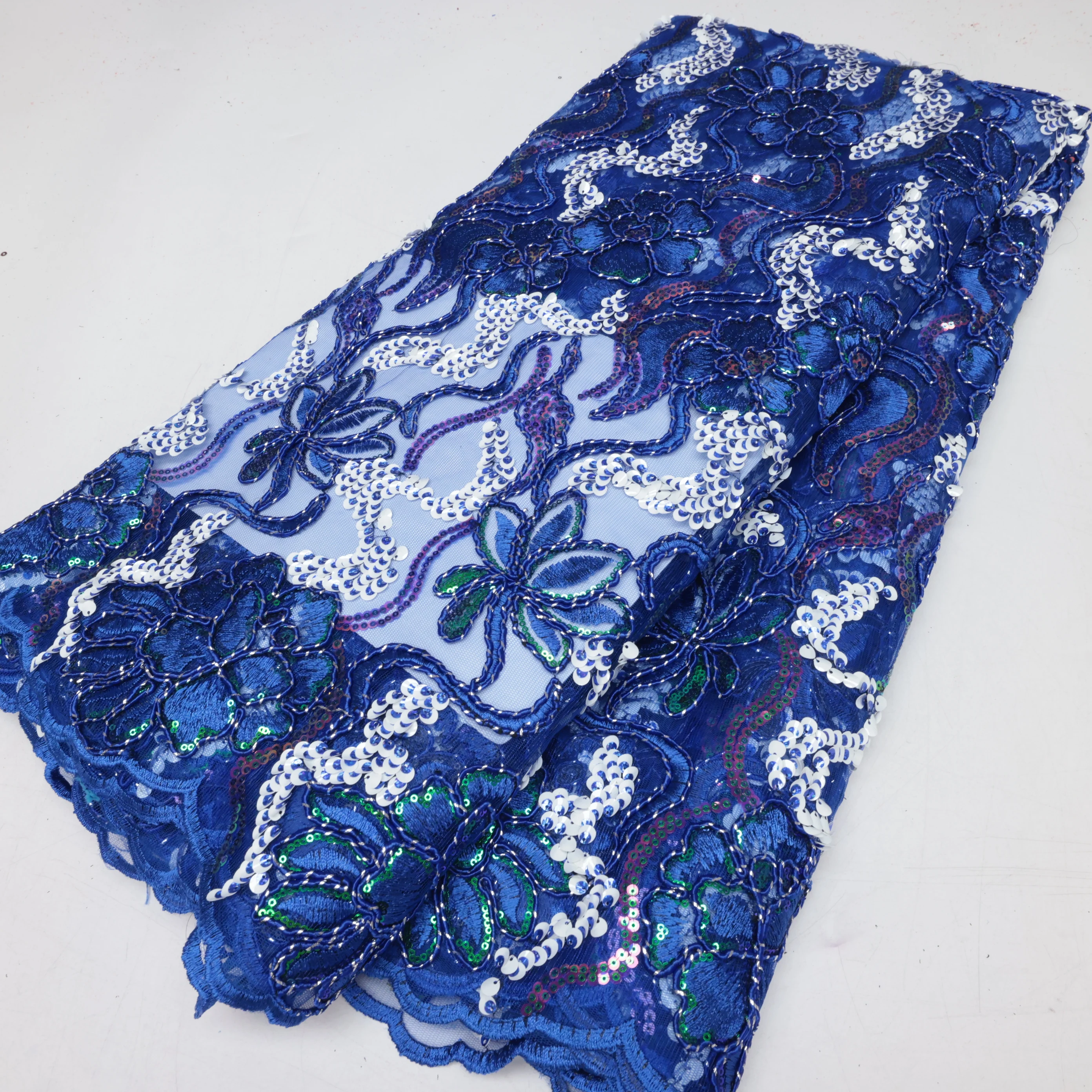 Высококачественная африканская кружевная ткань от PGC LACE Elegant с блестками