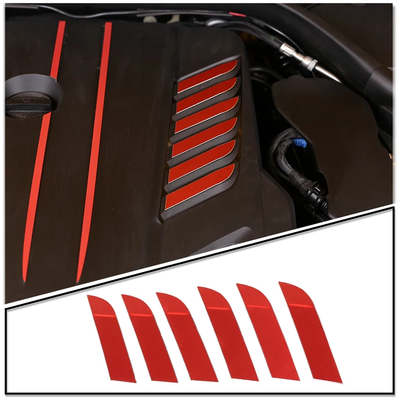 

For Toyota Supra Mk5 A90 2019 -2022 Engine Hood Stripes Cover Decoration Trim Aluminum Alloy Car Styling Modification Accessorie