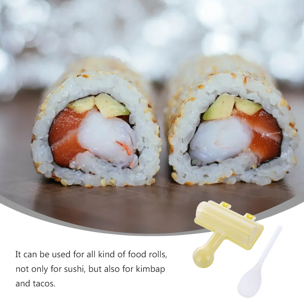 

Sushi Mold Ricemaker Kit Making Onigiri Mould Press Musubi Tool Spam Paddle Beginnersroll Bento Tube Machine Triangle Diy Small