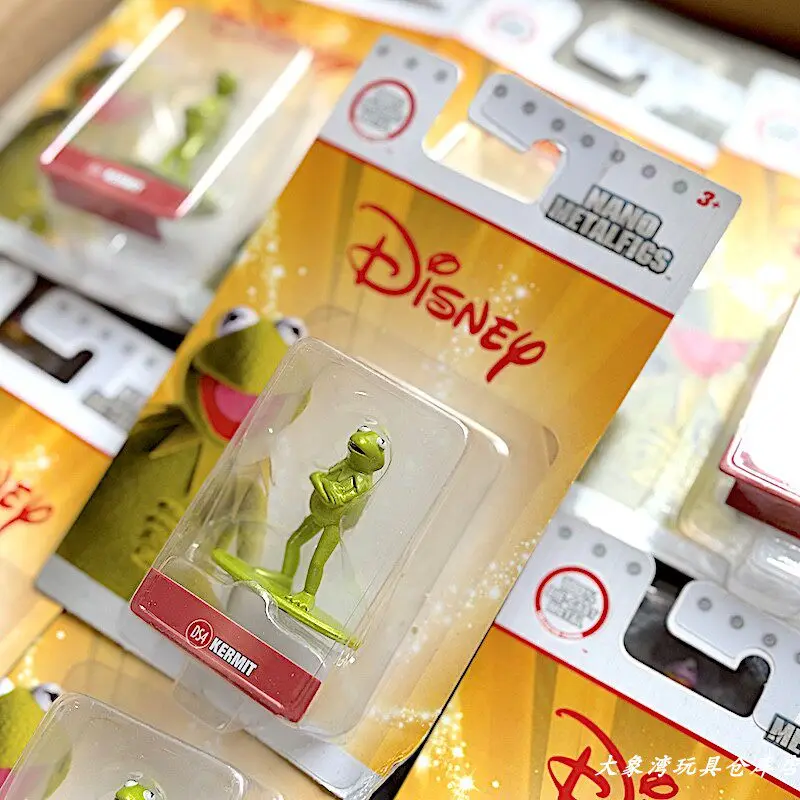 Фото Миниатюрная металлическая фигурка Кермита-лягушонка Nano Metalfigs Disney The Muppets, коллекционные игрушки, 1,5 дюйма, украшения с персонажами, подарки №2