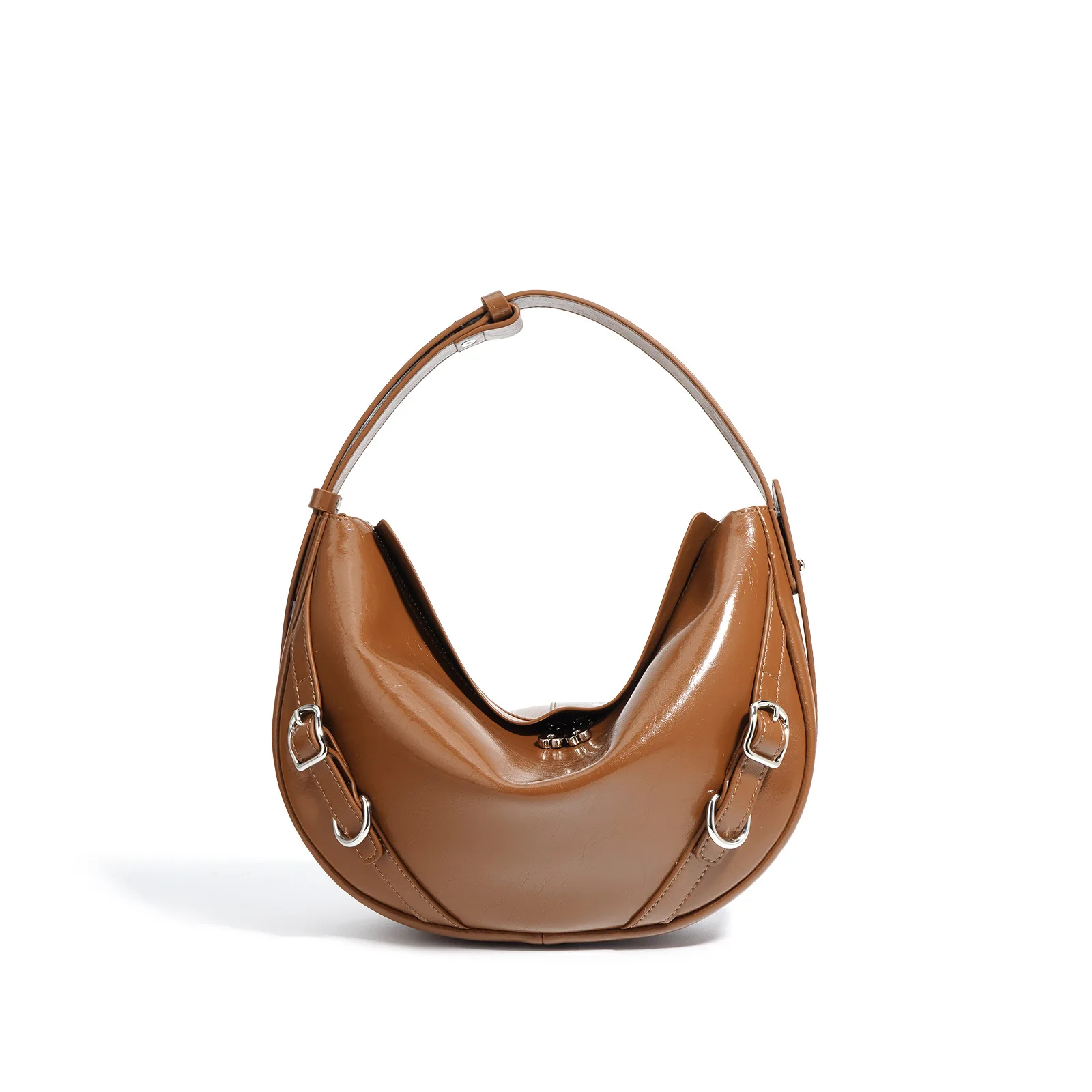 Motingsome простая стильная сумка из воловьей кожи большая версия балетная 2024 летняя