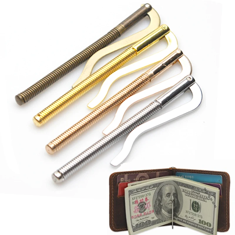 

Clip Money Clamp Clip Men Clip Wallet Metal Parts Money Bar Simple Bag Fashion Spring Replace Cash Holder Bifold Women