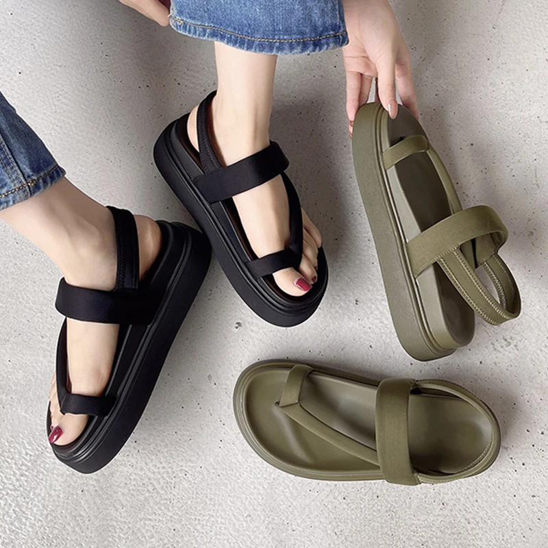 2023 Summer Women's Slippers Soft Anti-slip Women Flip Flops Lightweight Female Sandals Comfortable Platform Female Casual Shoes