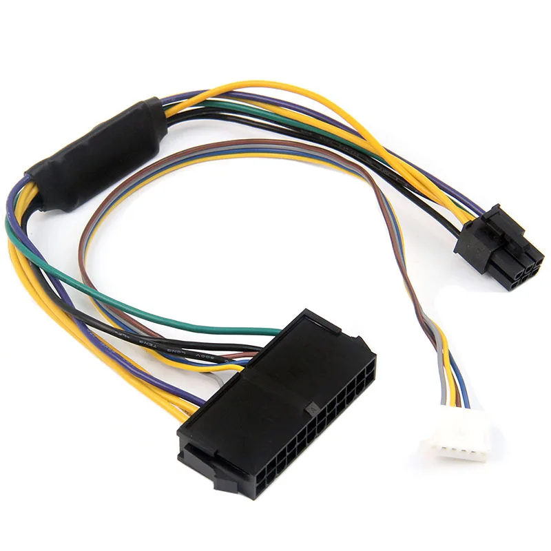 

Силовой кабель ATX 24 конт., Модульный, 30 см, 24-контактный разъем в 6-контактный разъем, для HP Elite 8100, 8200, 8300