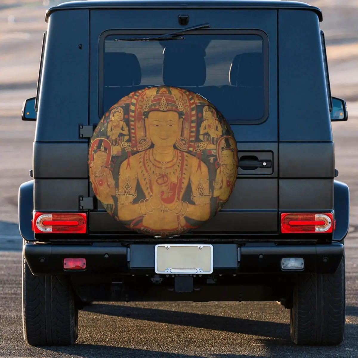 

Tantric Buddha Tire Cover Wheel Protectors Weatherproof Universal for Jeep Trailer RV SUV Truck Camper Travel Trailer