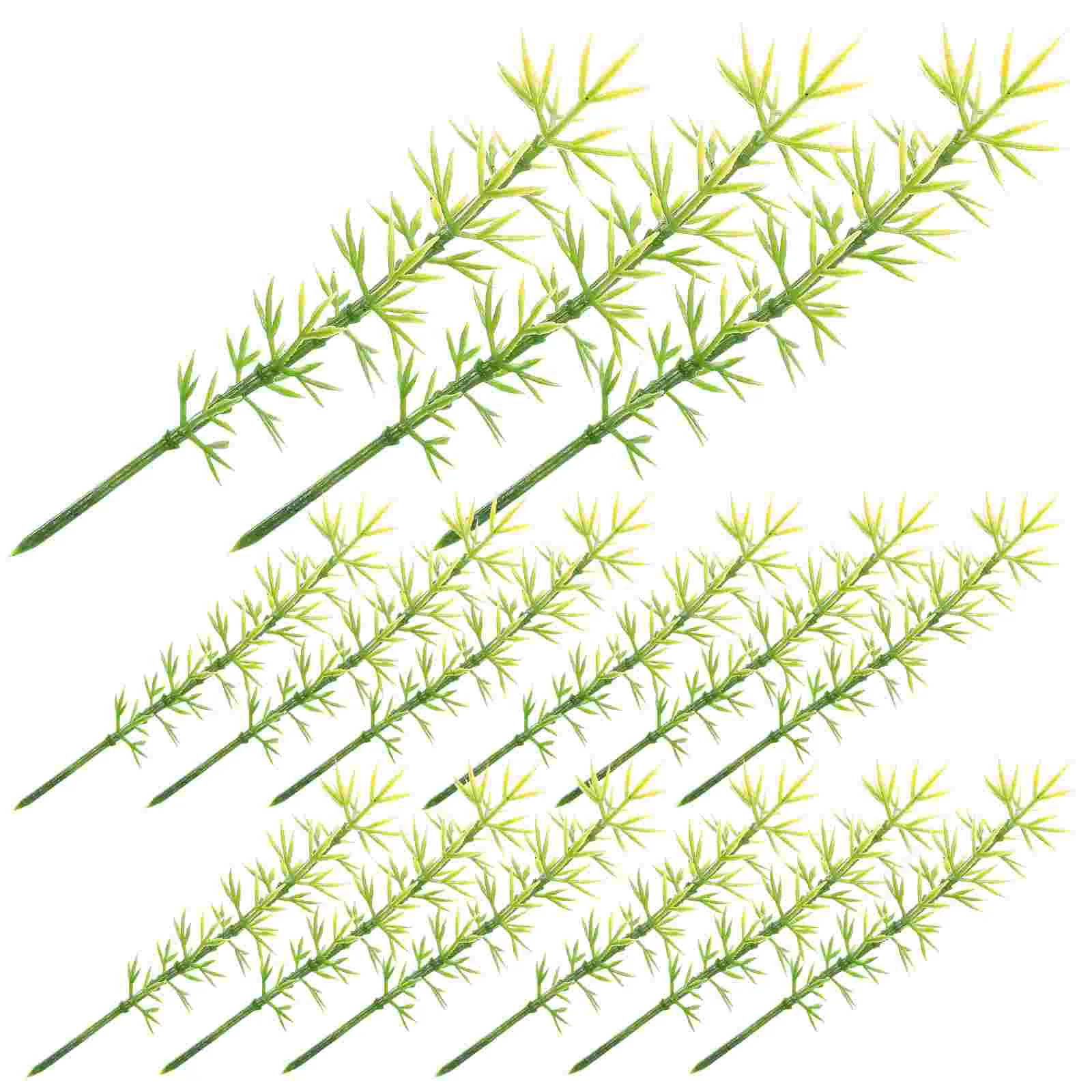 100 шт. пластиковая модель бамбуковых деревьев зеленого цвета 1:200 дерева пейзажная