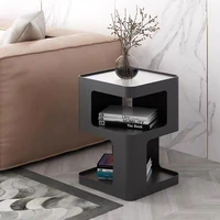 sofa side cabinet simple corner table light luxury square table living room small coffee table creative bedside table bedroom