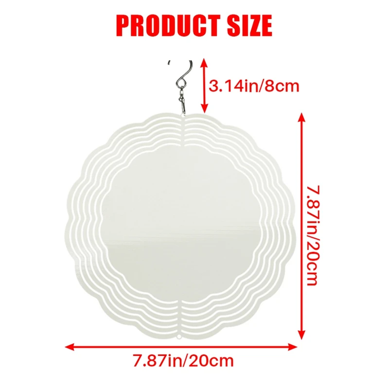 DIY Декор для сада объемная двухсторонняя сублимационная металлическая