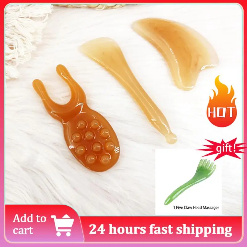 

Resin Face Lifting Guasha Scraping Massage Facial Tools Massage Plate Reduce Puffiness Nose Lifting Nose Massager Beauty Health