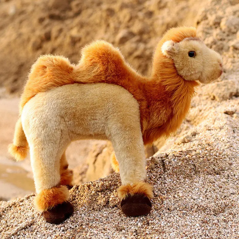 

1PC 30cm Simulation Camel Plush Toy Lifelike Stuffed Animal Plush Toy Soft Kameel Doll For Children Birthday Christmas Gift