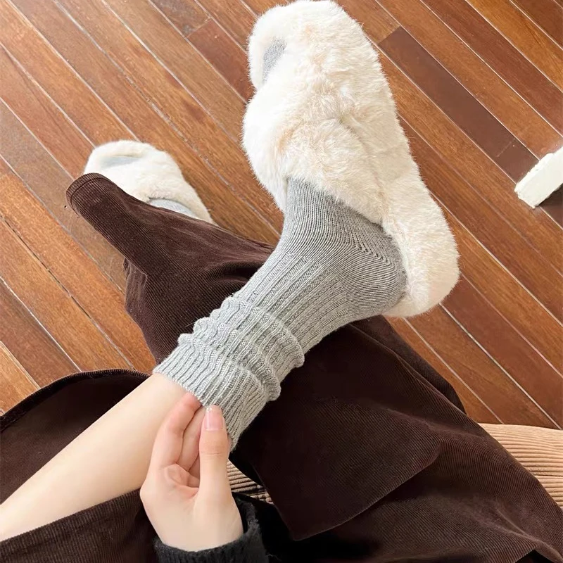 Рисунок 5 - Однотонные вязаные шерстяные теплые носки