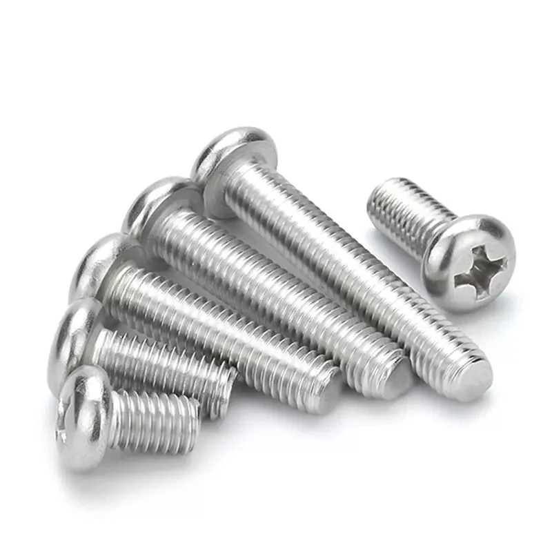 M2.5 M3 M3.5 GB818-85 304 нержавеющая сталь крест Phillips круглая сковорода фотометрическая