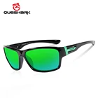 QUESHARK, женские и мужские квадратные поляризованные велосипедные солнцезащитные очки, спортивные MTB велосипедные очки для езды по дороге, UV400, зеркальные велосипедные очки