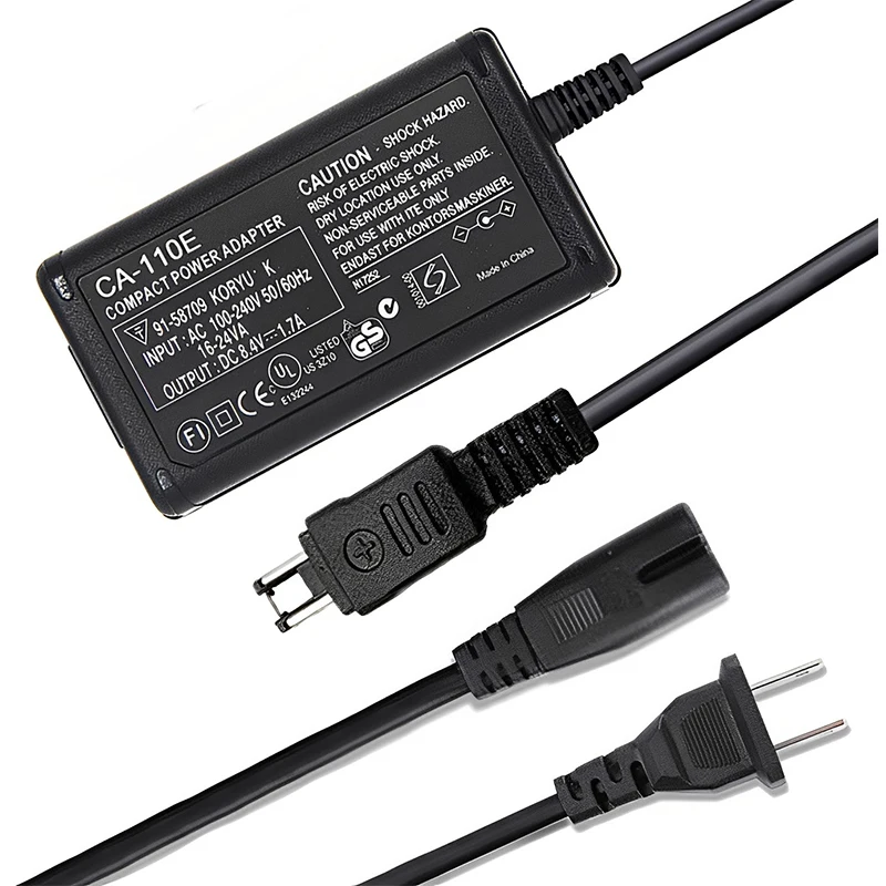 CA-110 110K CA110 AC adapter charger For Canon VIXIA Series HF R800 R42 R62 M52 MINI , LEGRIA Series HF R56 R48 MINI X Camcorder