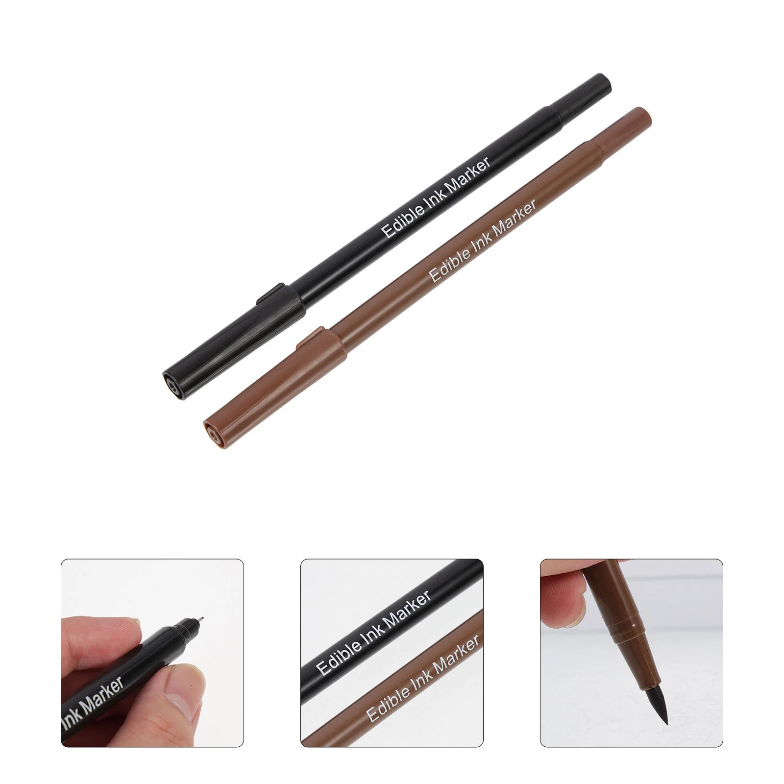 

2Pcs Frosting Cookie Decorating Supplies Pens Sugar Coloring Pens Drawing Biscuits Pens for Fondant Coloring Cake Cookie
