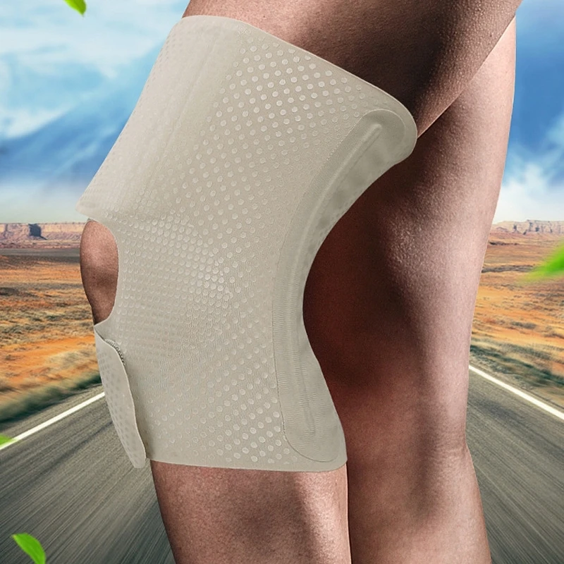 

448D Nylon Latex Filaments Outdoor Cycling Knee Cover Kneecap Four-Way Stretch Mesh Kneecap Sportswears Sport Safety Knee Pad