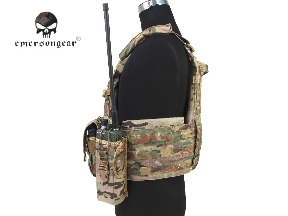 Emersongear LBT6094A стильный тактический жилет с 3 мешочком для страйкбола военный боевой