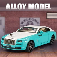 132 scale rolls royce wraith mansory metal model with light and sound diecast car pull back vehicle toys collection for gifts