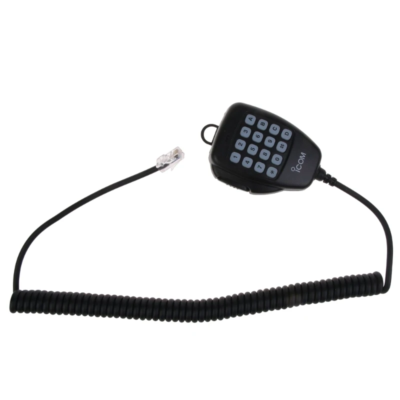 

Headphone Speaker-Mic Portable Handheld Walkie-Talkie Radio Microphone Dustproof for HM-118TN IC-V8000 IC-2200H