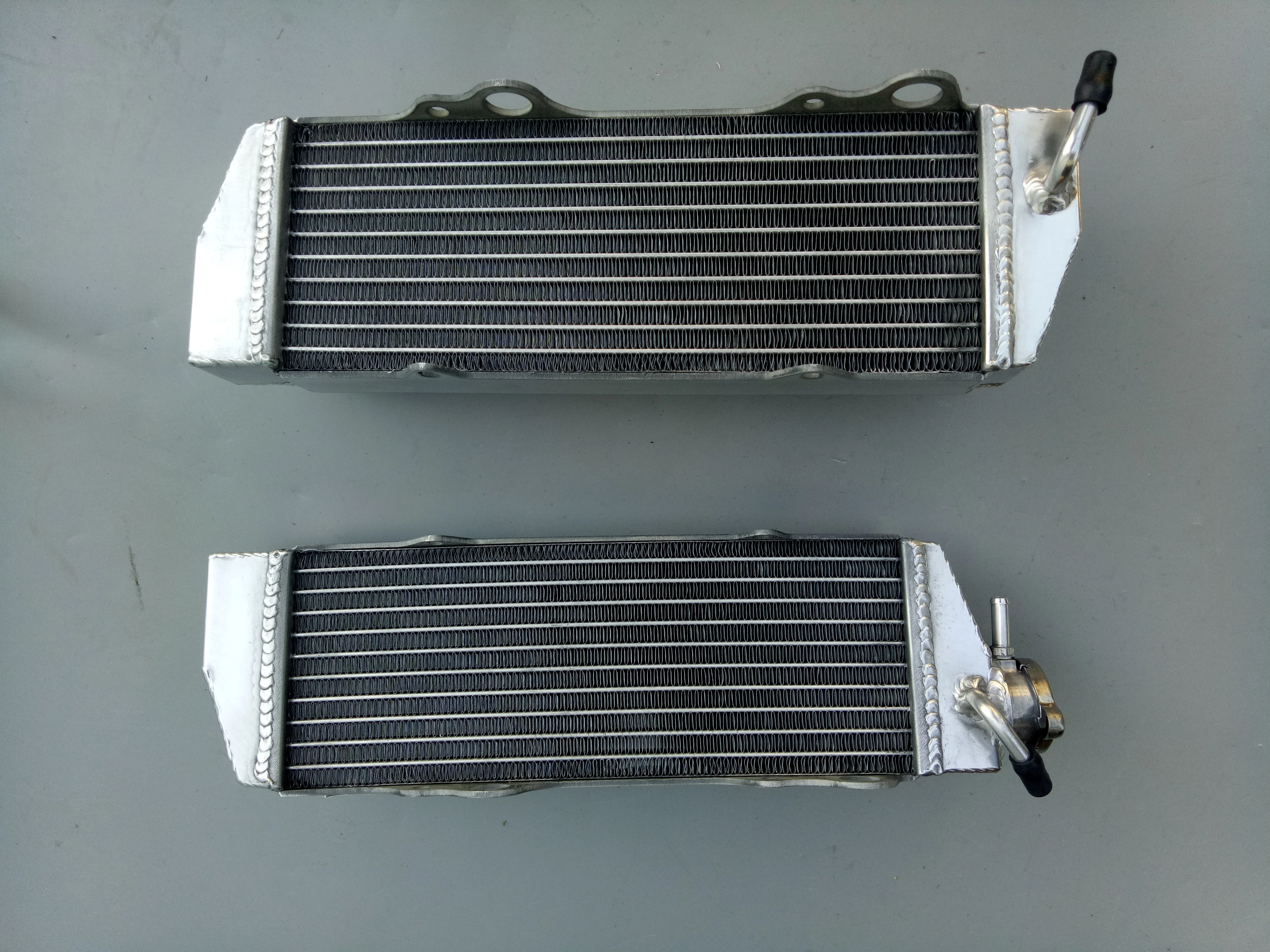 Для 1995-2001 HUSQVARNA TE410 TE 410 алюминиевый радиатор Охлаждающая охлаждающая жидкость 1995