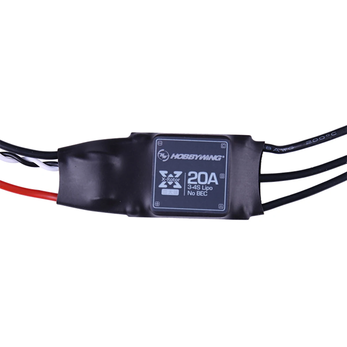 

Hobbywing XRotor 2-6S Lipo 20A Brushless ESC No BEC high refresh rate for Multi-axle aircraft copters F17544/7
