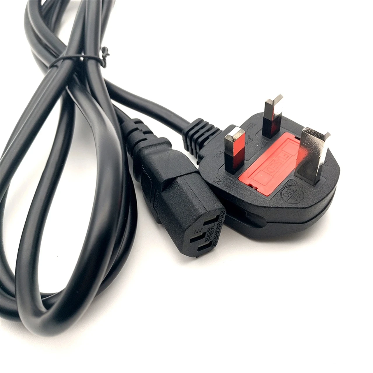 Силовой кабель UK Fused 3 Pin сетевой штекер для IEC C13 свинцовый Кабель принтера 10000