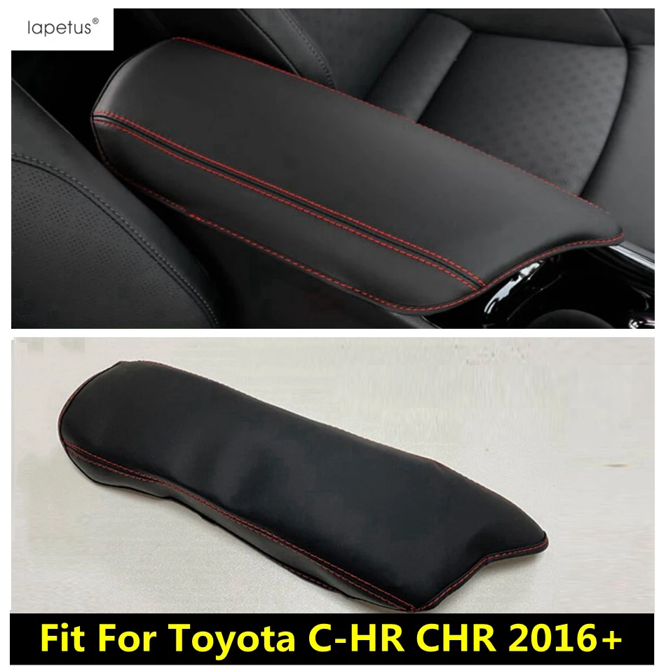 

Central Control Armrest Box Pad Mat Holster Protection Cover PU Leather Accessories Interior For Toyota C-HR CHR 2016 - 2022