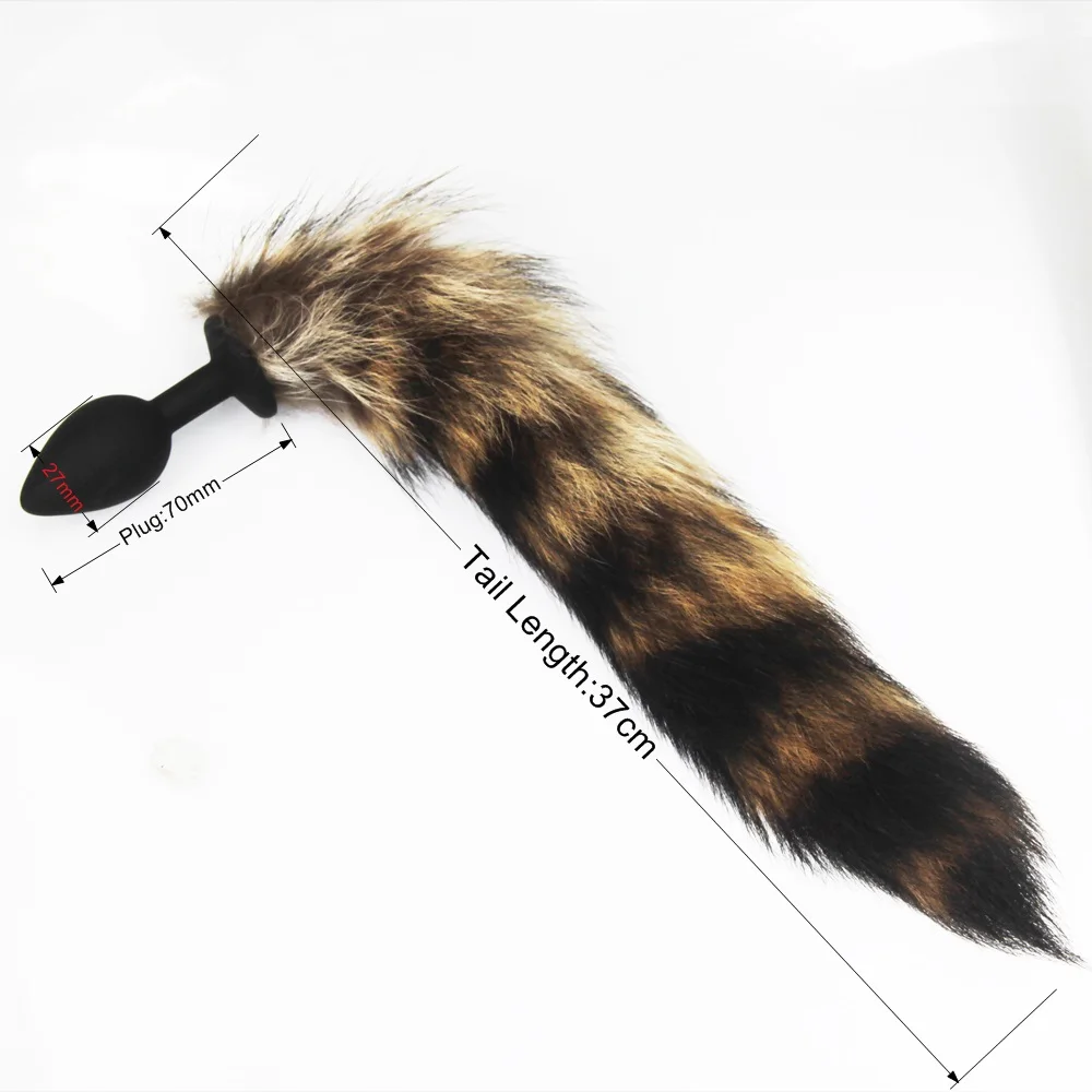 Анальная пробка с лисьим хвостом пуля точка G стимулирующие секс-товары игрушки