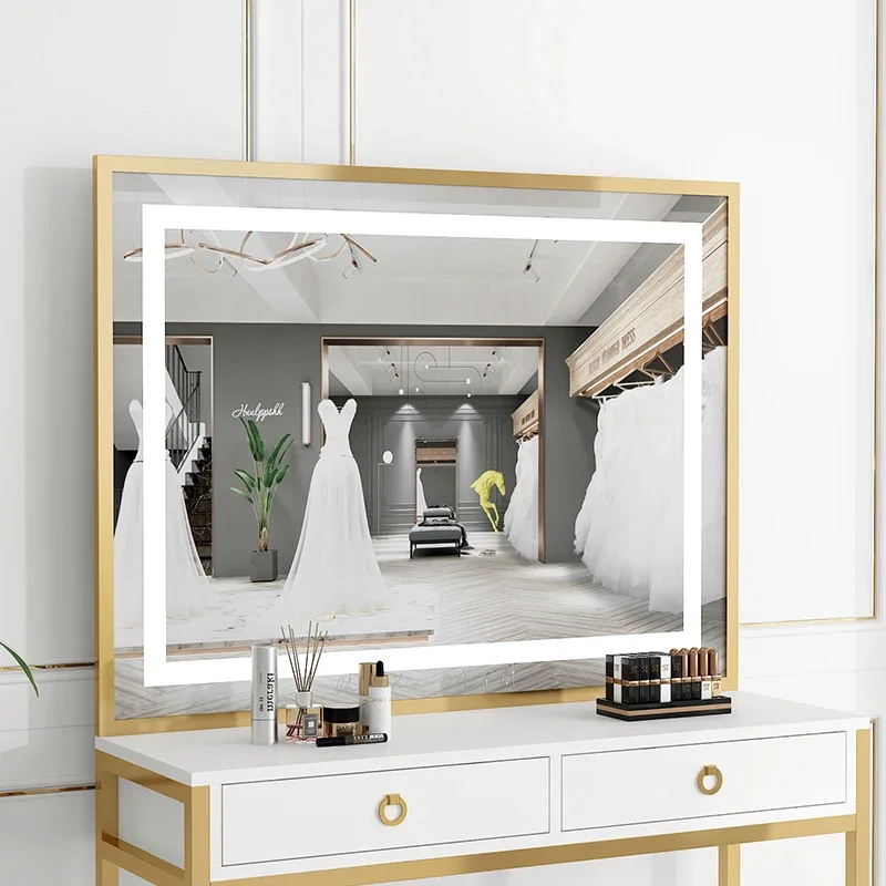 Роскошный туалетный столик в скандинавском стиле для макияжа женские комоды