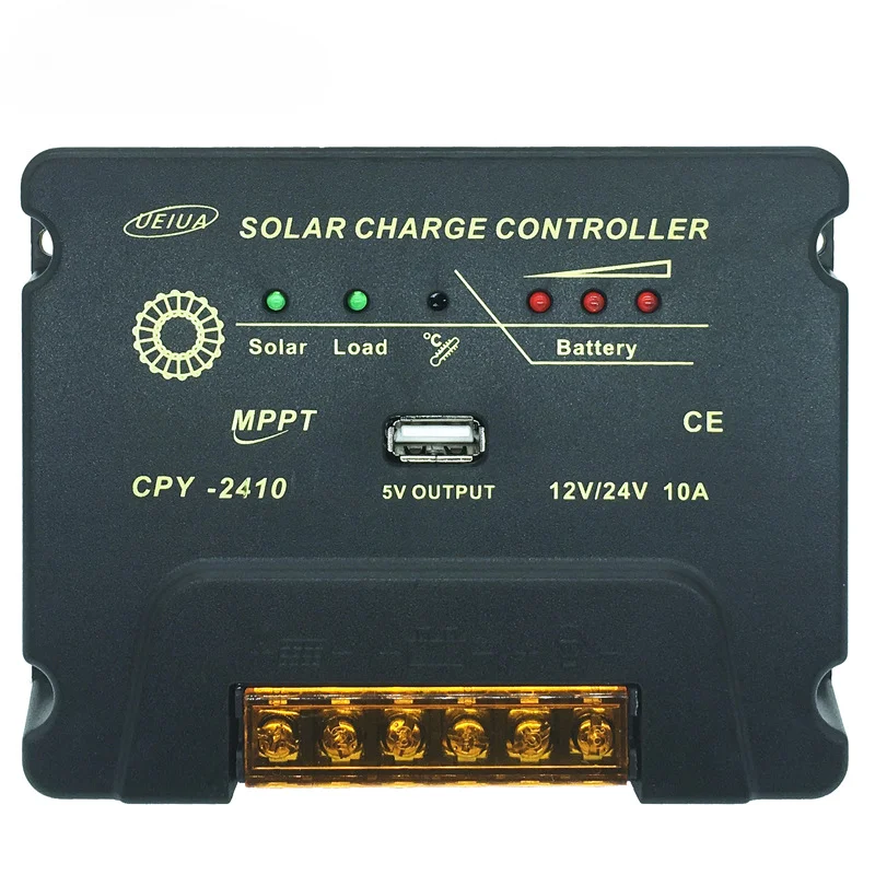 

New Solar Charger and Discharger Controller 12V/24v10a 20A MPPT Solar Controller USB Output