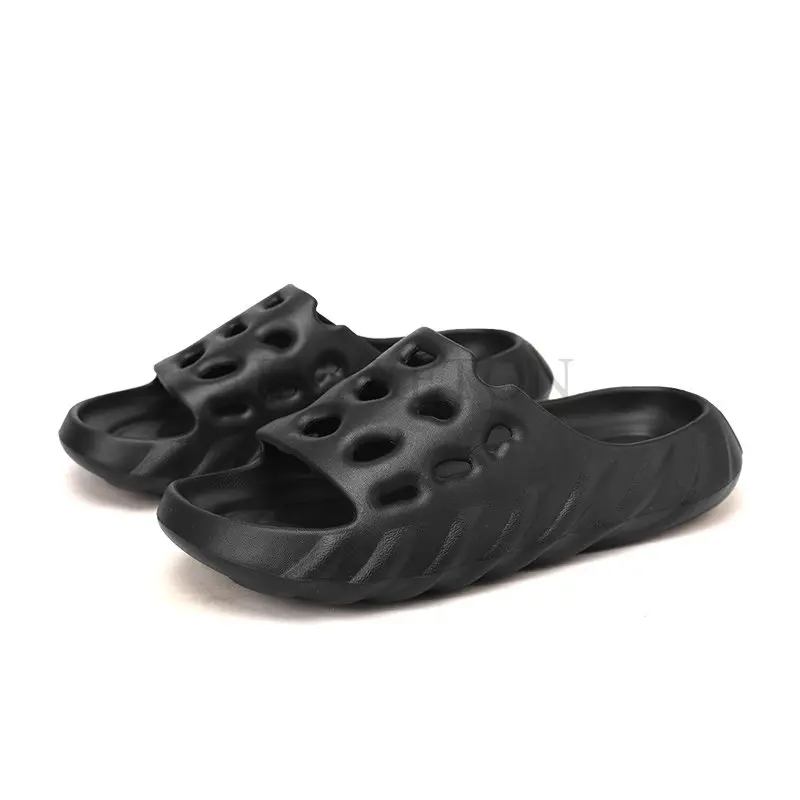 

Cut-out Platform Slippers Women Men Fashion Beach Slides Soft EVA Lovers Indoor Batrhoom Slipper Ladies Home Floor Shoes