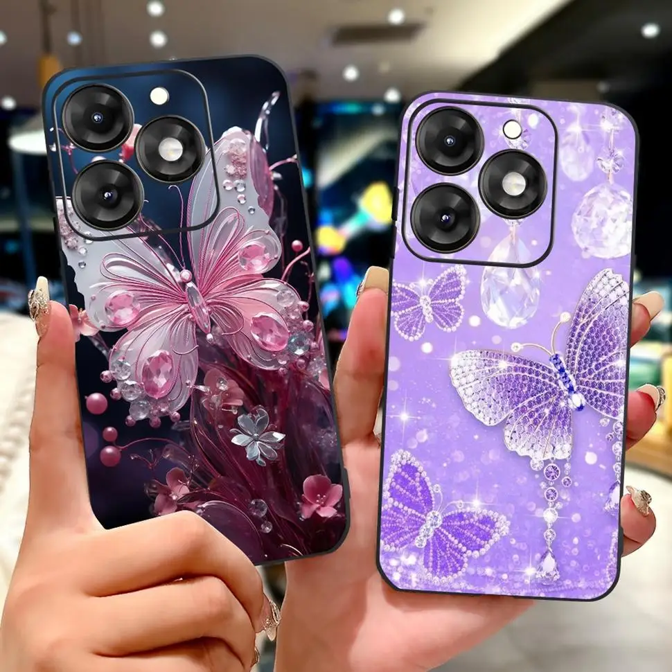 Для ITEL A70 Чехол A665L Популярный чехол с рисунком в виде сердца Мягкий силиконовый