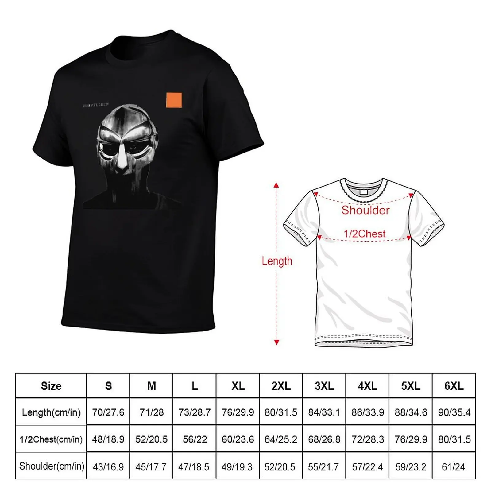 Винтажная футболка Madvillain Madvillainy, базовая однотонная повседневная футболка (art.: 3920dbdfd5a8b) - 3920dbdfd5a8b