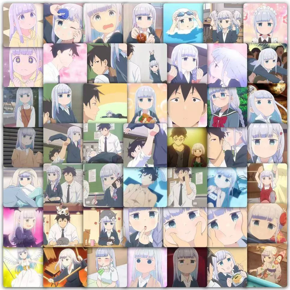 10 / 30 63 наклейки Aharen San Wa Hakarenai Симпатичные девочки Reina Анимационные Ноутбук