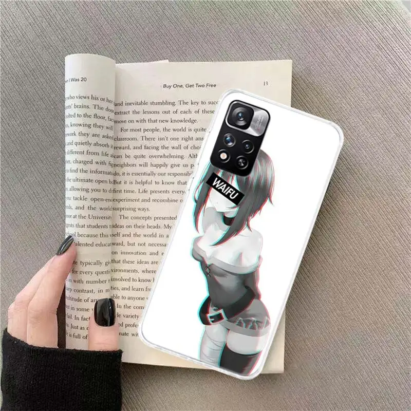 Чехол для телефона Sugoi Senpai с аниме Waifu Sexy Girl Xiaomi Mi 13 11T 11 Ultra 11i 12 12T Pro 12X 10T 10 Lite 5G 9T 8 5X 6X