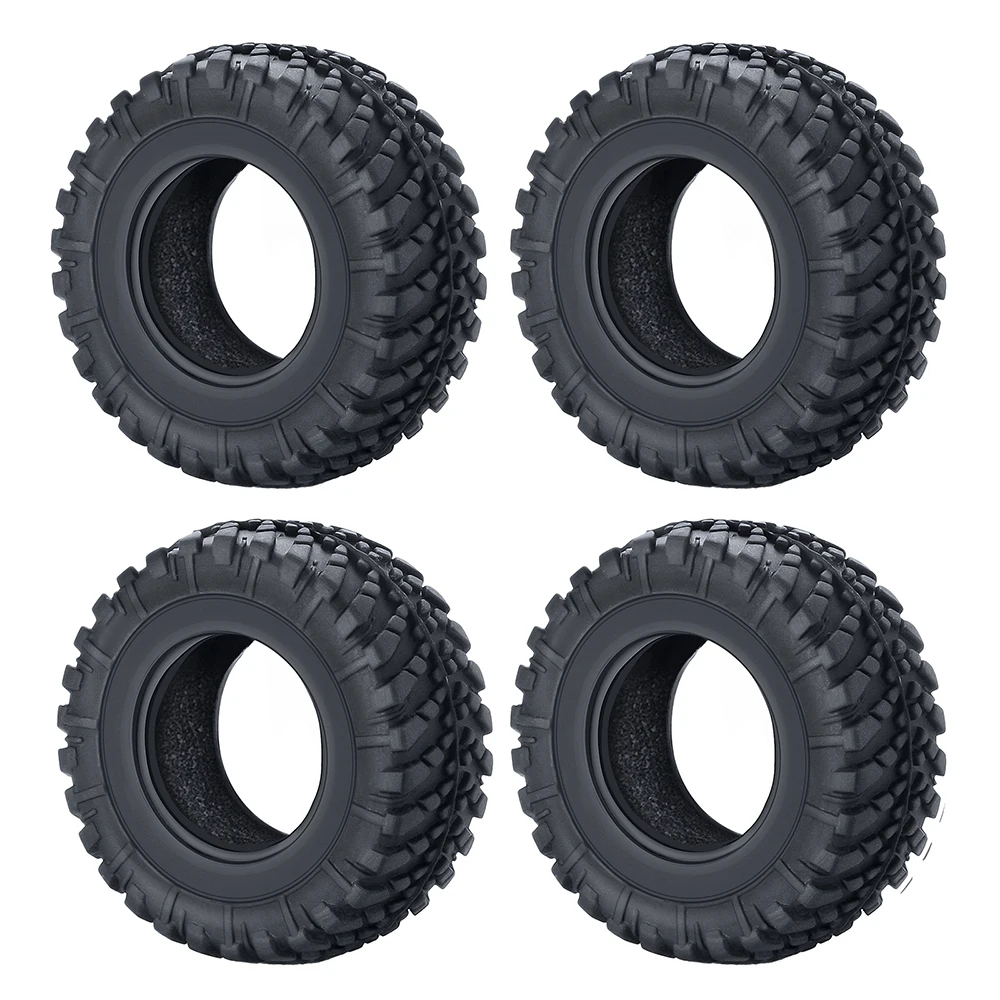 Фото AXSPEED 4 шт. Мягкие Резиновые Колесные шины 38x15 мм шины для 1/18 Kyosho MINI-Z 4x4 Jimny RC Гусеничный автомобиль обновленные детали №5