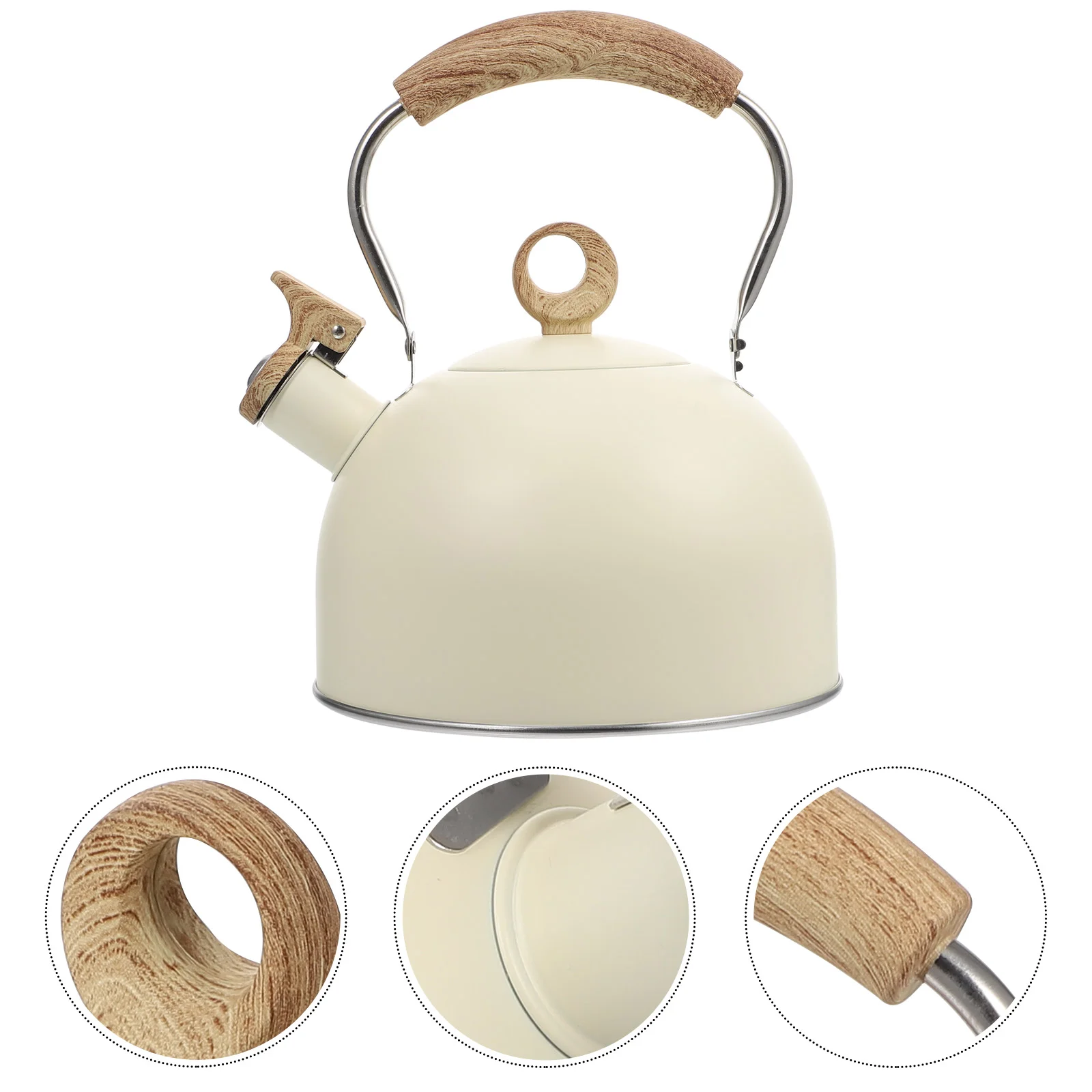 

Whistle Kettle Boil Water Whistling Teakettle Outdoor Sounding Pot Nylon Kitchen