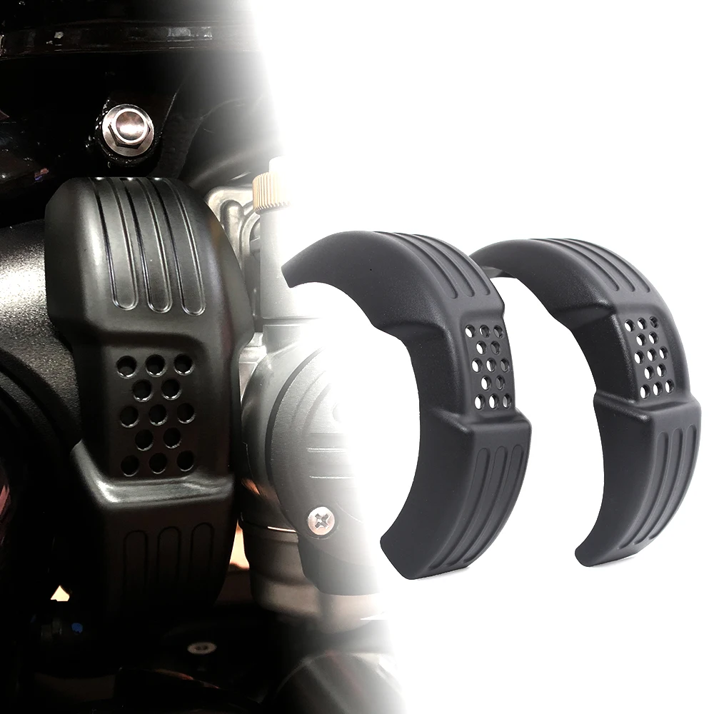 

Для Triumph Bonneville Bobber Black 2017-2021 аксессуары для мотоциклов 1 пара чехлов на воздухозаборник пластиковый материал черный