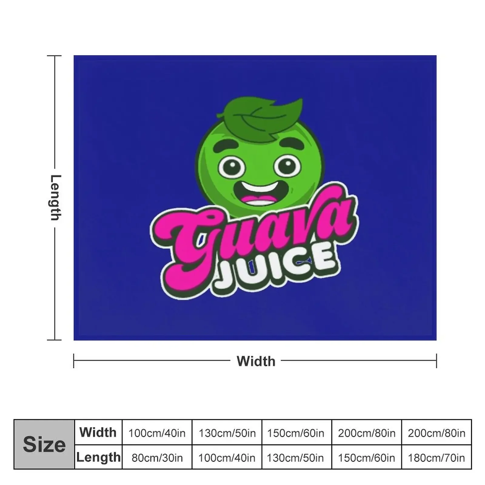 Детское одеяло с логотипом Guava Juice гигантский диван волосы одеяла